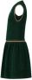 Chaos-and-Order halter jurk met biologisch katoen groen Effen 110-116 - Thumbnail 2