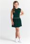 Chaos-and-Order halter jurk met biologisch katoen groen Effen 110-116 - Thumbnail 3