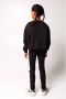 CoolCat Junior geribde skinny broek Pammy met slijtage zwart Meisjes Katoen 146 152 - Thumbnail 5