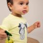 Dirkje T-shirt met printopdruk geel Meisjes Katoen Ronde hals Printopdruk 68 - Thumbnail 4