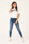 Garcia slim fit jeans Rianna 570 medium used Blauw Meisjes Stretchdenim 152 - Thumbnail 6
