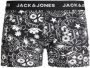 Jack & jones JUNIOR boxershort set van 3 multi color Zwart Jongens Stretchkatoen 128 - Thumbnail 5
