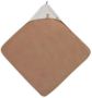 Jollein badcape 75x75cm Teddy Bear Handdoek badcape Beige Effen - Thumbnail 3