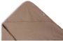 Jollein badcape Embroidery 75x75cm Biscuit Handdoek badcape Bruin - Thumbnail 3