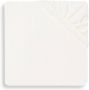 Jollein jersey ledikant hoeslaken 60x120cm ivory Wit Bloe - Thumbnail 2