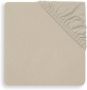 Jollein jersey baby ledikant hoeslaken 60x120cm nougat Beige Bloe - Thumbnail 2