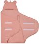 Jollein universele wikkeldeken Basic stripe voor maxi cosi groep 0 rosewood Roze - Thumbnail 3