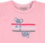 KANZ baby T-shirt met printopdruk roze Meisjes Katoen Ronde hals Printopdruk 56 - Thumbnail 3