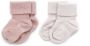 KipKep blijf-sokjes set van 2 mauve wit Sokken Roze Biologisch katoen 1 - Thumbnail 2