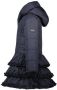 Le Chic gewatteerde jas blauw - Thumbnail 2