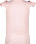 Le Chic T-shirt NEM met logo en ruches roze Meisjes Stretchkatoen Ronde hals 128 - Thumbnail 2