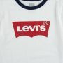 Levis Levi's Kids T-shirt Batwing Ringer met contrastbies wit Jongens Katoen Ronde hals 140 - Thumbnail 5