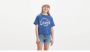 Levis Levi's Kids T-shirt met logo donkerblauw Meisjes Katoen Ronde hals Logo 158 - Thumbnail 3