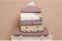 Little Dutch baby wiegdeken teddy 70x100 cm Pure Mauve Babydeken Roze Effen - Thumbnail 3