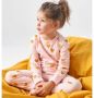 Little Label pyjama met hartjes van biologisch katoen roze Meisjes Stretchkatoen Ronde hals 110 116 - Thumbnail 4