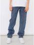 LMTD straight fit jeans NLMTONEIZZA dark blue denim Blauw Effen 140 - Thumbnail 4