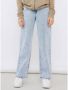 LMTD high waist straight fit jeans NLFTONEIZZA light blue denim Blauw 176 - Thumbnail 5