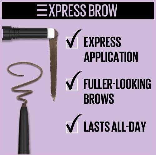 Maybelline New York Express Brow Duo wenkbrauwpotlood 01 Dark Blonde Beige