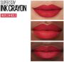Maybelline New York Superstay Ink Crayon lippenstift 45 Hustle in Heels Rood - Thumbnail 2