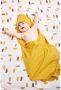 Meyco badcape set van 2 Basic jersey Cheetah Honey Gold Handdoek badcape Geel - Thumbnail 3