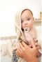 Meyco badcape Basic Badstof 75x75 cm Sand Handdoek badcape Bruin Effen - Thumbnail 2