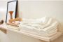 Meyco hydrofiele luier Uni 70x70 cm set van 6 Offwhite Hydrofiele luiers Wit - Thumbnail 2