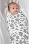 Meyco swaddle 4-6 mnd Panter neutral Inbakerdoek Beige - Thumbnail 4