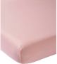 Meyco jersey hoeslaken ledikant 60x120 cm Roze | Hoeslaken van - Thumbnail 2
