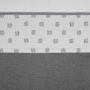 Meyco baby ledikantlaken 100x150 cm block stripe grijs Babylaken - Thumbnail 4