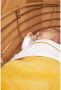Meyco katoenen baby wiegdeken uni 75x100 cm honey gold Babydeken Geel Effen - Thumbnail 4