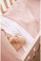 Meyco baby wiegdeken Mini Knots 75x100 cm Soft Pink Babydeken Roze Stip - Thumbnail 3