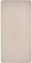 Meyco katoenen wieg hoeslaken 40x80 90 cm sand Beige Effen - Thumbnail 4