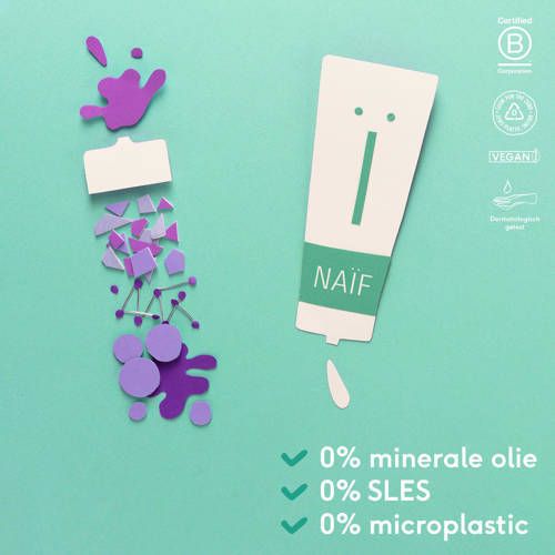 NAÏF Relaxing badschuim 500 ml Badolie -schuim | Badolie -schuim van