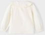 Name it KIDS blouse NKFNEA met ruches off white Ecru Meisjes Katoen Klassieke kraag 146 152 - Thumbnail 3