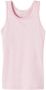 Name it MINI hemd NMFTANK TOP set van 2 grijs melange roze Meisjes Stretchkatoen Ronde hals 110 - Thumbnail 3
