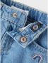 Name it MINI mom jeans met all over print medium blue denim Blauw Meisjes Stretchdenim 92 - Thumbnail 5