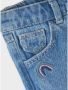 Name it MINI mom jeans met all over print medium blue denim Blauw Meisjes Stretchdenim 92 - Thumbnail 6