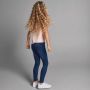 Name it KIDS skinny fit jeans NKFPOLLY dark denim Blauw Meisjes Stretchdenim (duurzaam) 110 - Thumbnail 7