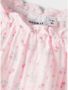 NAME IT BABY gebloemde newborn baby jurk NBFHIRULLE van biologisch katoen roze - Thumbnail 6