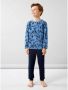 Name it KIDS pyjama NKMNIGHTSET SNOWBOARD donkerblauw blauw Jongens Stretchkatoen Ronde hals 110 116 - Thumbnail 3