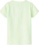 Name it MINI T-shirt NMFDEA met printopdruk lichtgroen Meisjes Stretchkatoen Ronde hals 86 - Thumbnail 2