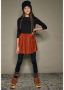 NoBell Sokken Zwart Meisjes Katoen Zebraprint Size 1 - Thumbnail 2