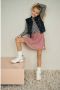 NONO Meisjes Rokken Norah Girls Crincle Voile Skirt Pink Roze - Thumbnail 6