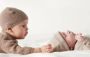 Noppies newborn muts Rosita taupe melange Bruin Biologisch katoen 50-56 - Thumbnail 4