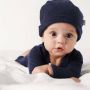 Noppies baby boxpak Nevis met borduursels donkerblauw Biologisch katoen Ronde hals 44 - Thumbnail 3