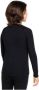 Odlo unisex thermoshirt zwart Thermo ondergoed Jongens Meisjes Gerecycled polyester (duurzaam) Ronde hals 164 - Thumbnail 3