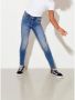 Only KIDS GIRL high waist skinny jeans KONBLUSH light denim Blauw Meisjes Stretchdenim 122 - Thumbnail 4