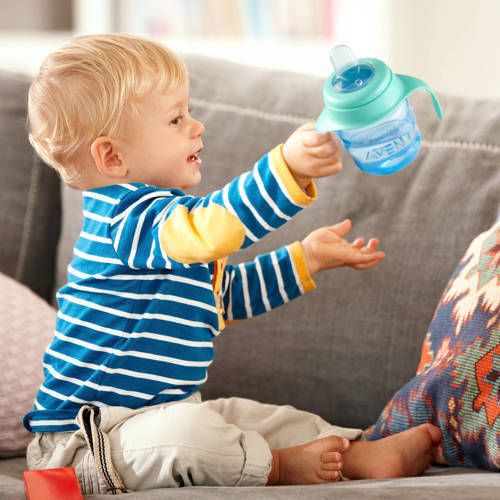 Philips Avent Tuitbeker 200 ml 6M+ Blauw SCF551 05
