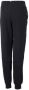 Puma regular fit joggingbroek met logo zwart wit Katoen 116 - Thumbnail 4