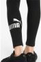 Puma high waist slim fit legging met logo zwart Meisjes Katoen Logo 164 - Thumbnail 7
